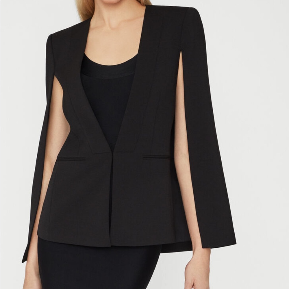 BCBG Black Cape Blazer